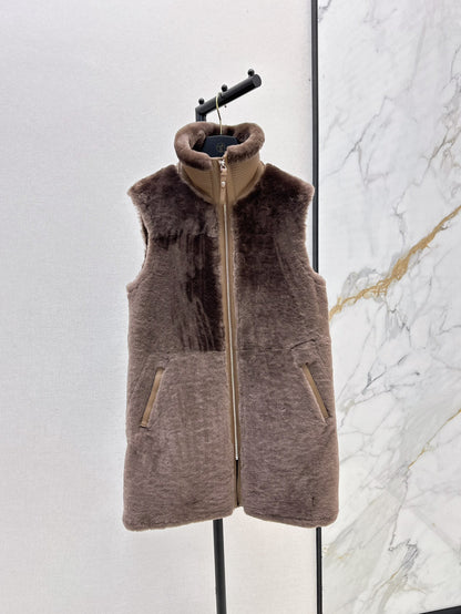 Herm 25fw fur vest