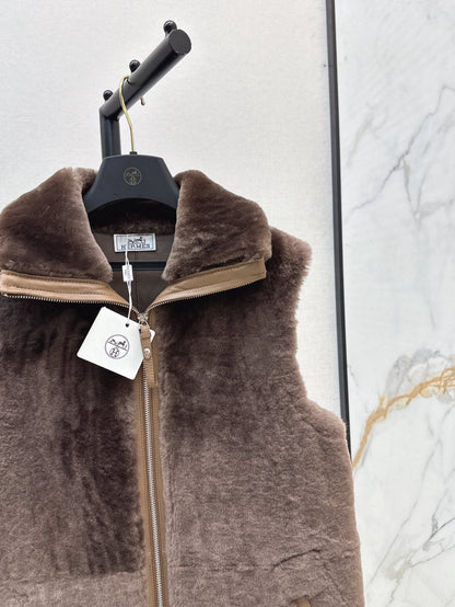 Herm 25fw fur vest