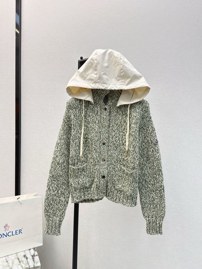 Monc 25fw knitted jacket