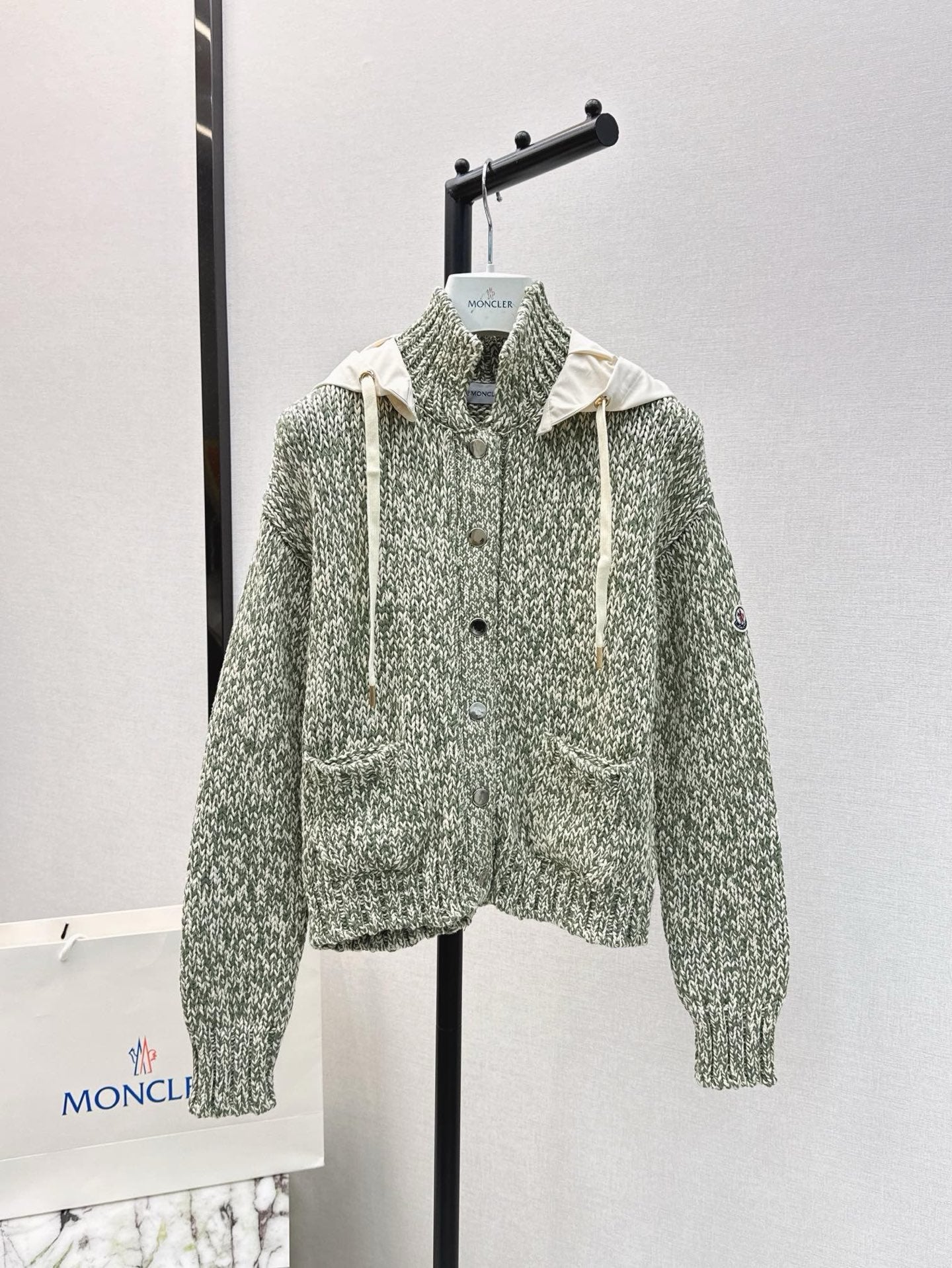 Monc 25fw knitted jacket