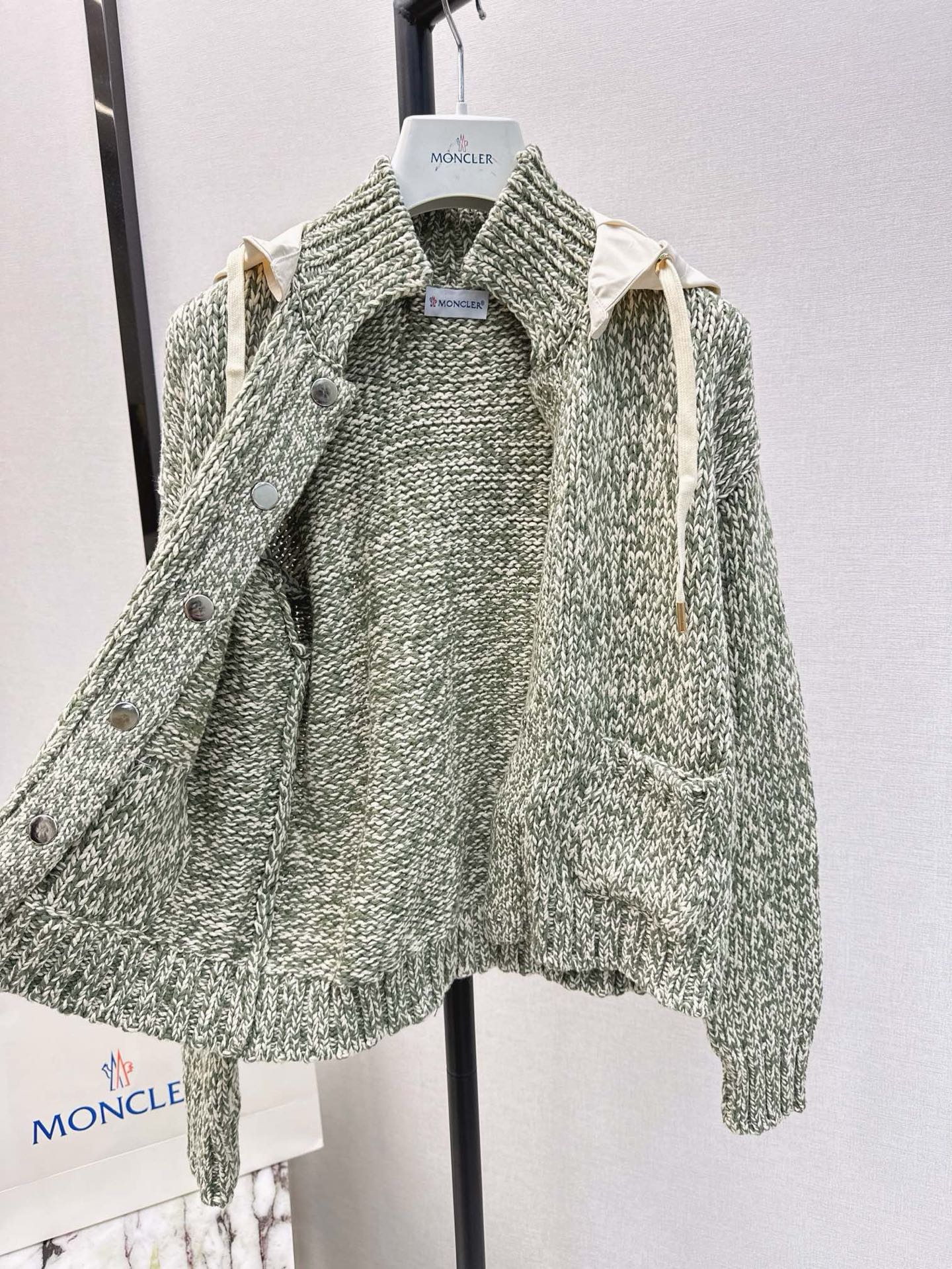 Monc 25fw knitted jacket