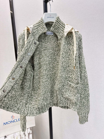Monc 25fw knitted jacket