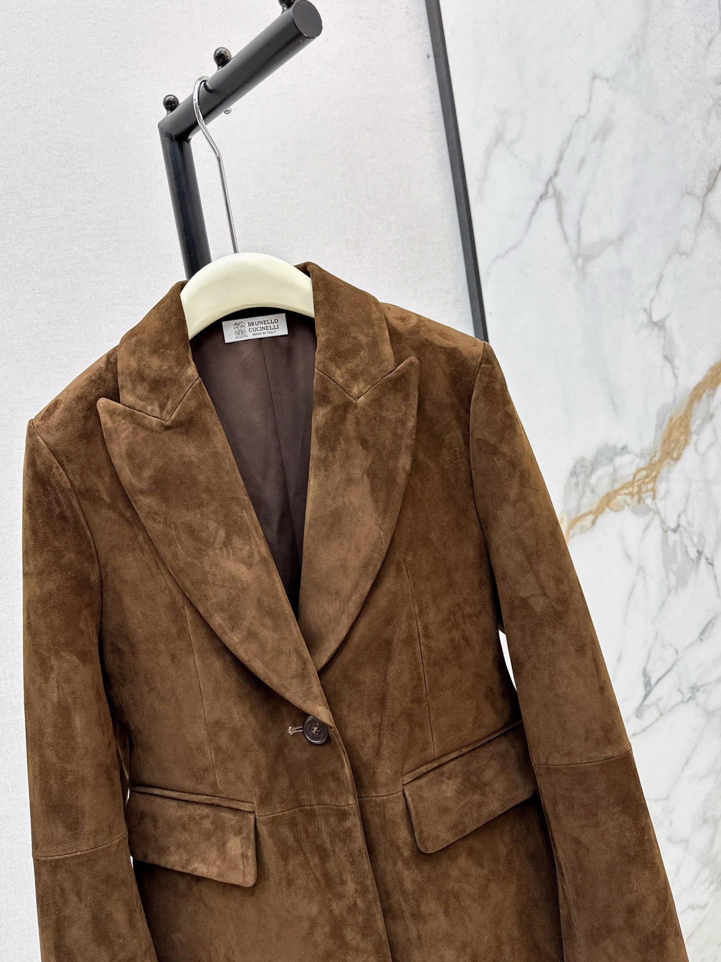 Brun 25fw suede blazer