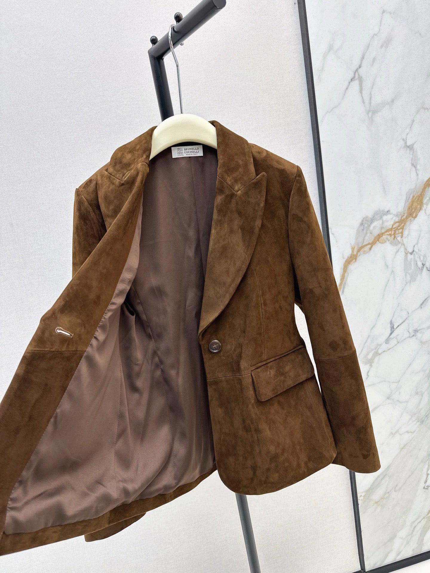 Brun 25fw suede blazer