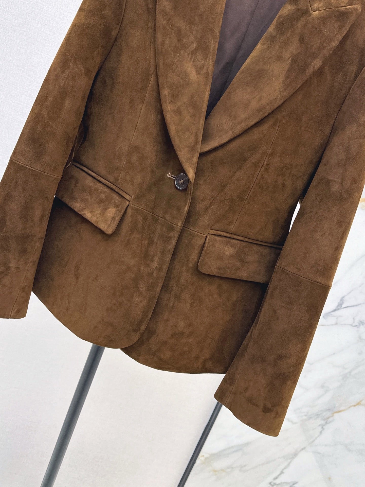 Brun 25fw suede blazer