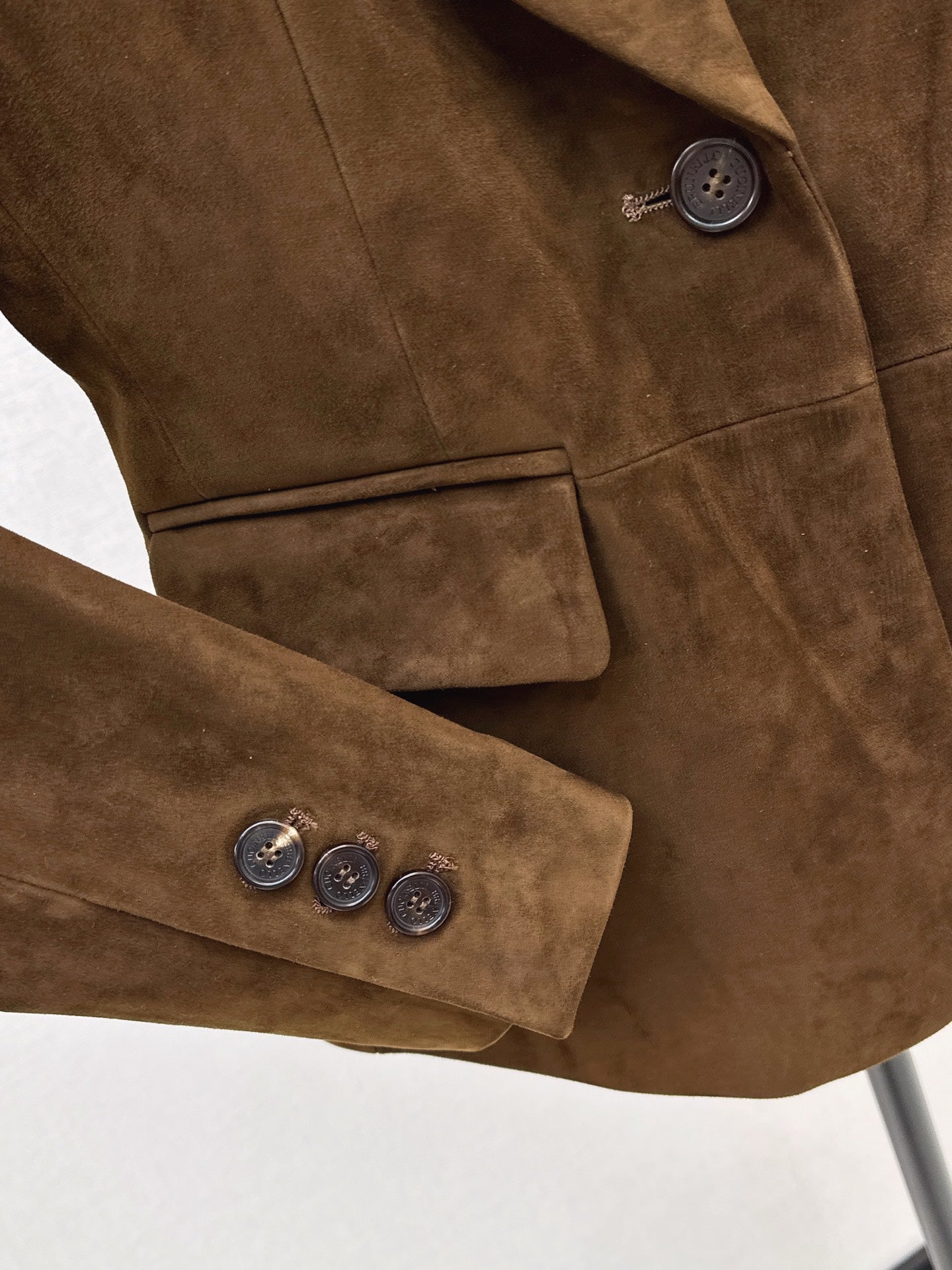 Brun 25fw suede blazer