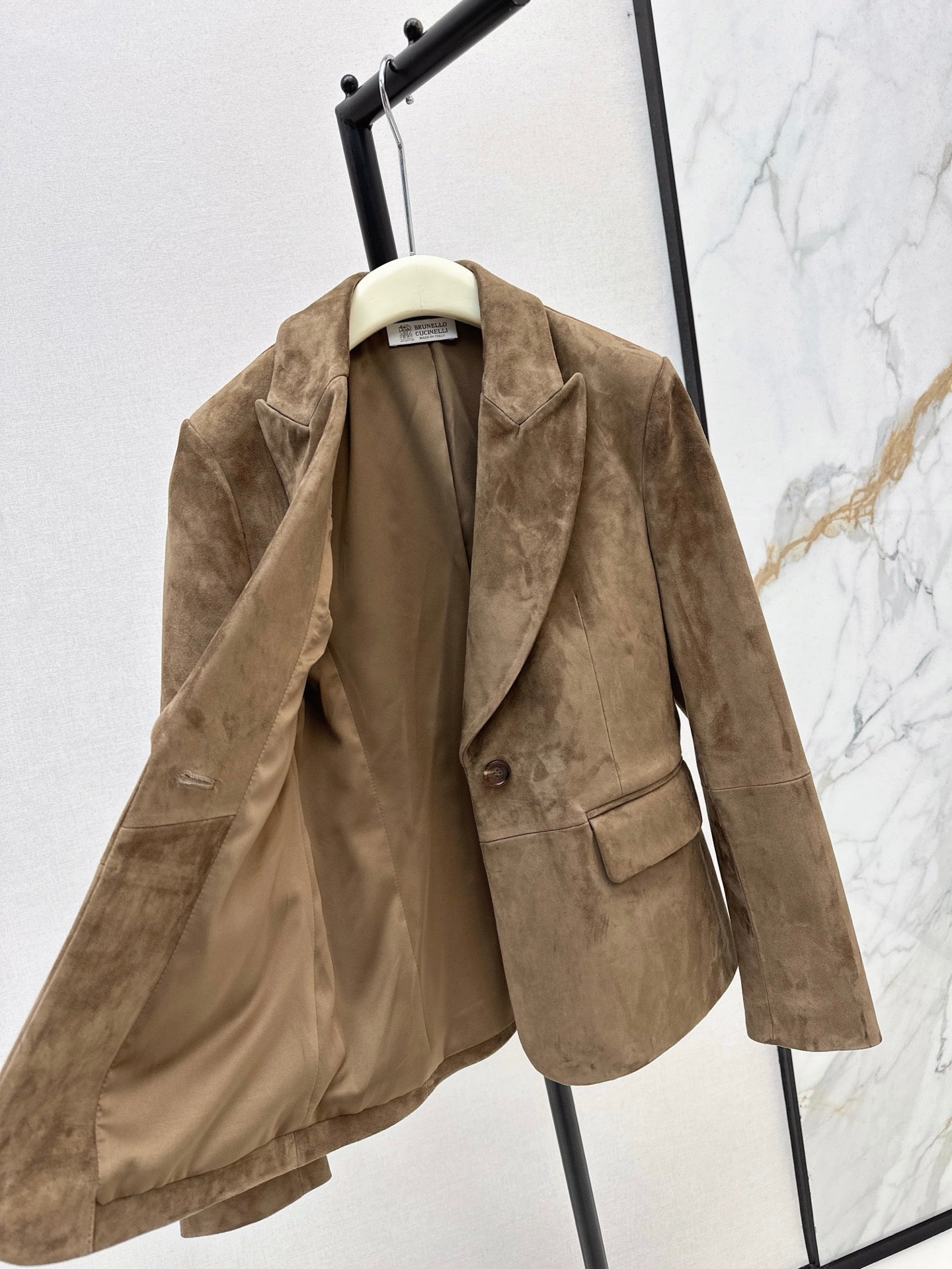 Brun 25fw suede blazer