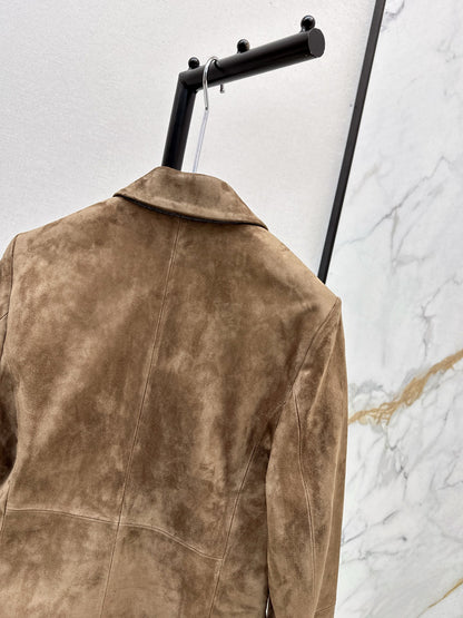 Brun 25fw suede blazer