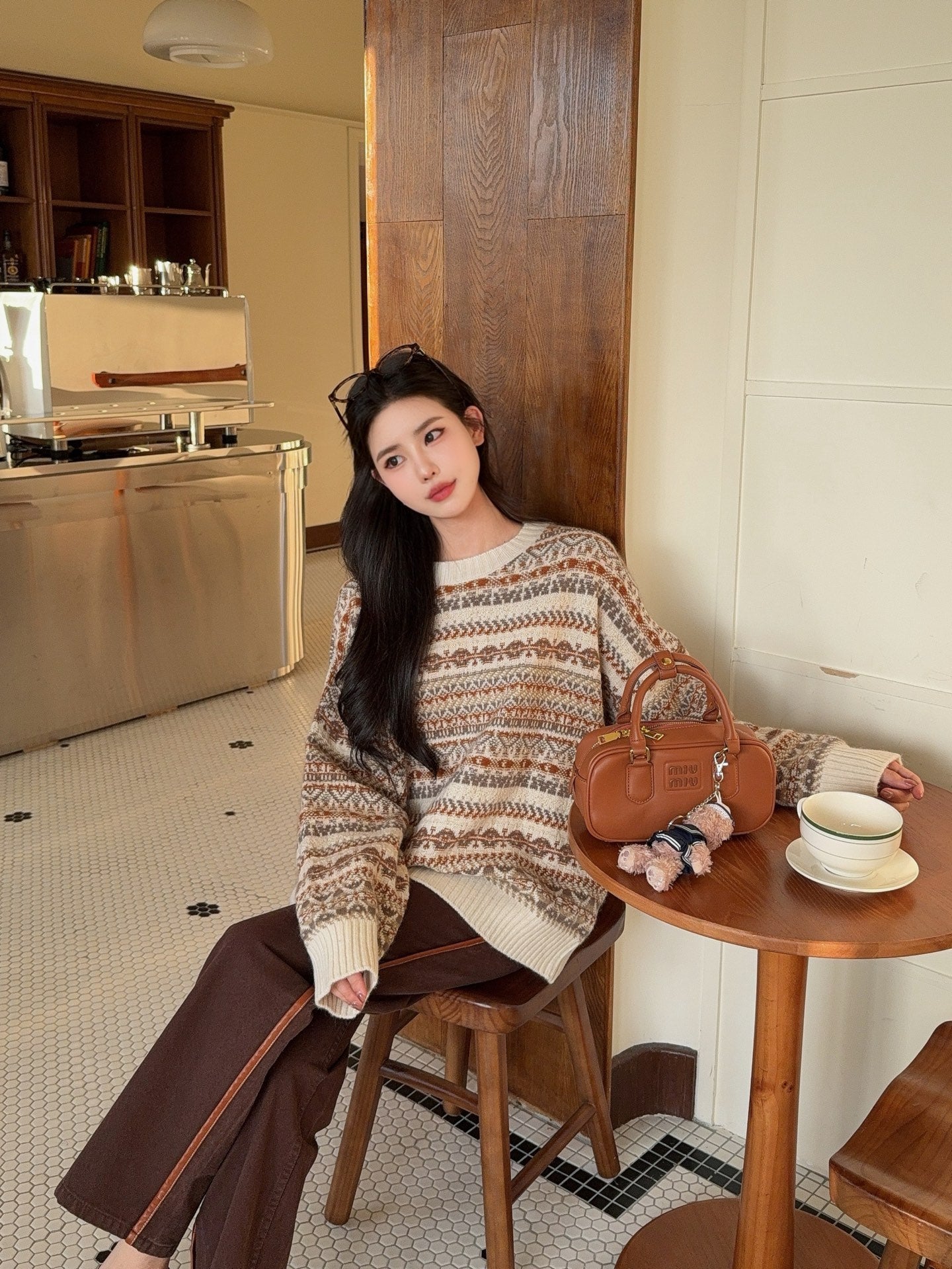 Loro 25fw knitted sweater