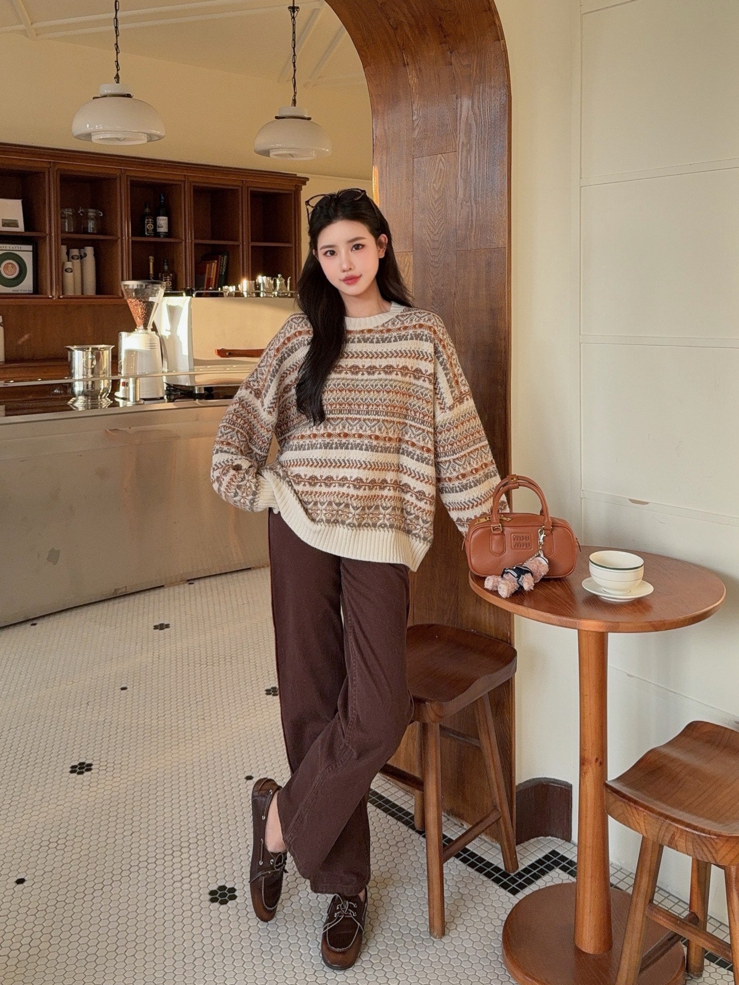 Loro 25fw knitted sweater
