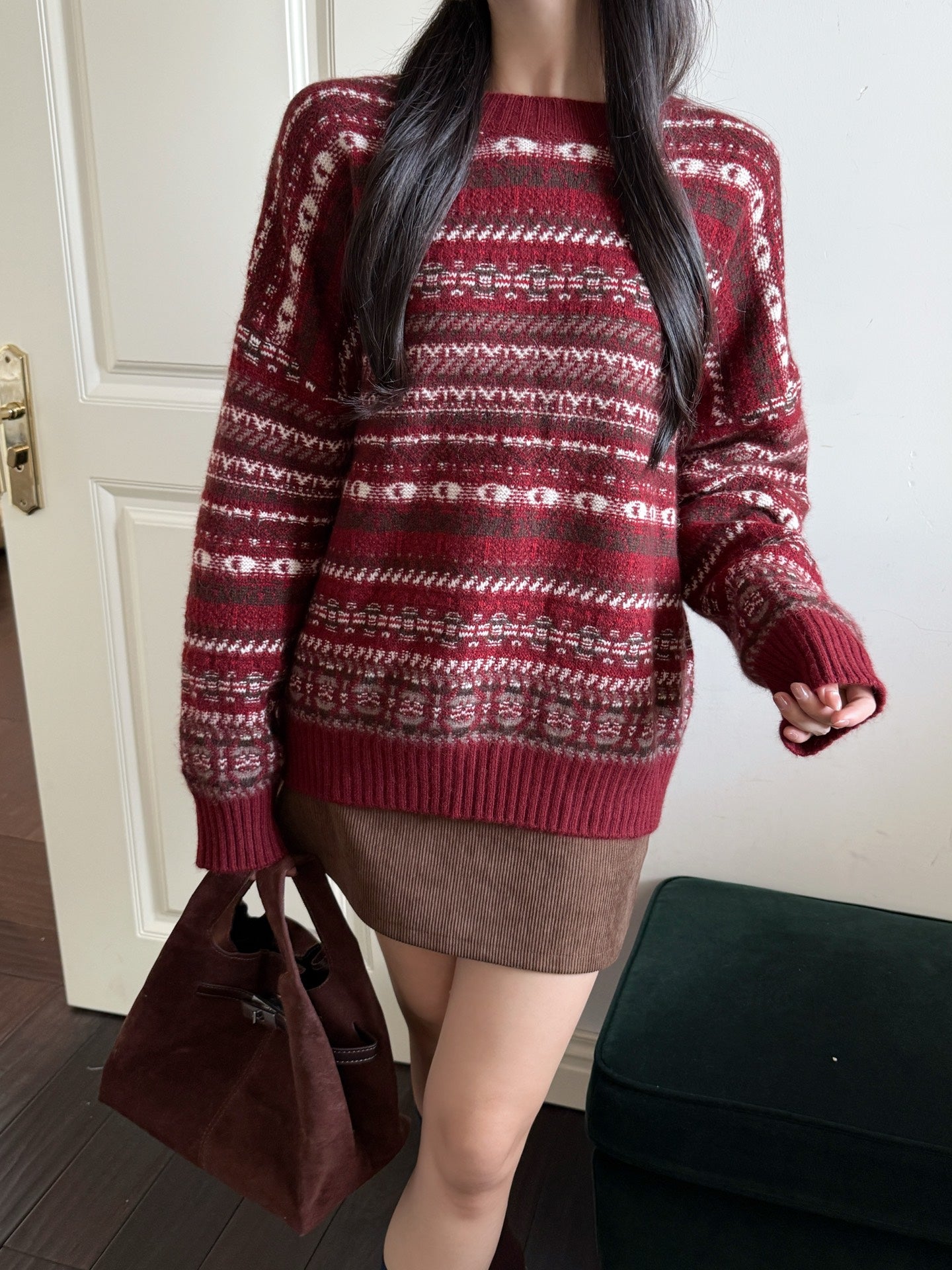 Loro 25fw knitted sweater