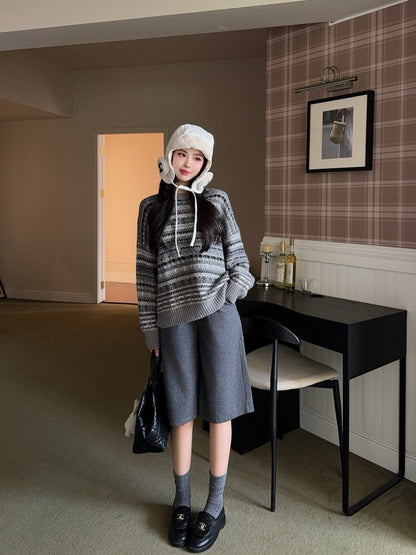 Loro 25fw knitted sweater