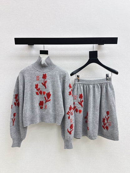 Chan 25fw sweater skirt set