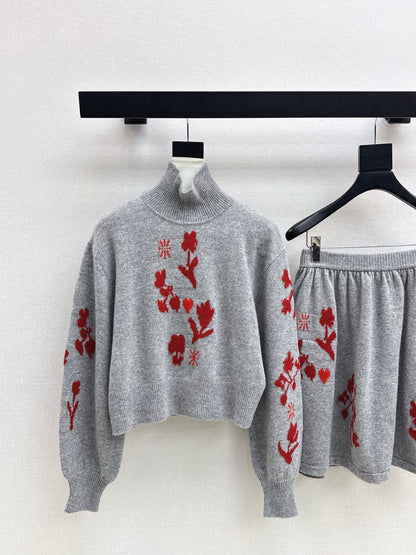 Chan 25fw sweater skirt set