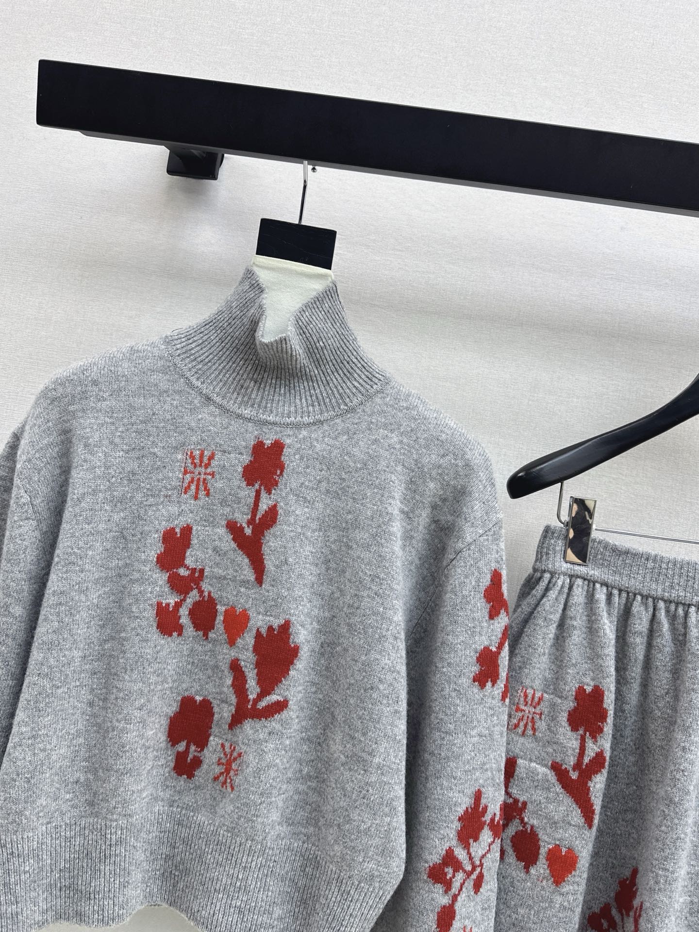 Chan 25fw sweater skirt set