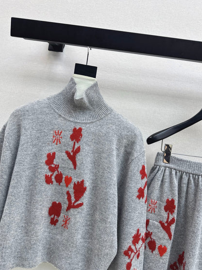 Chan 25fw sweater skirt set