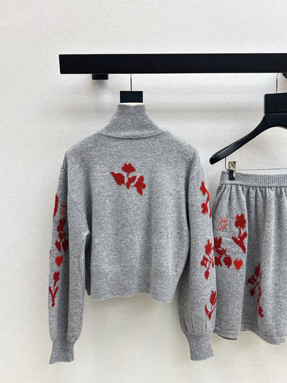 Chan 25fw sweater skirt set