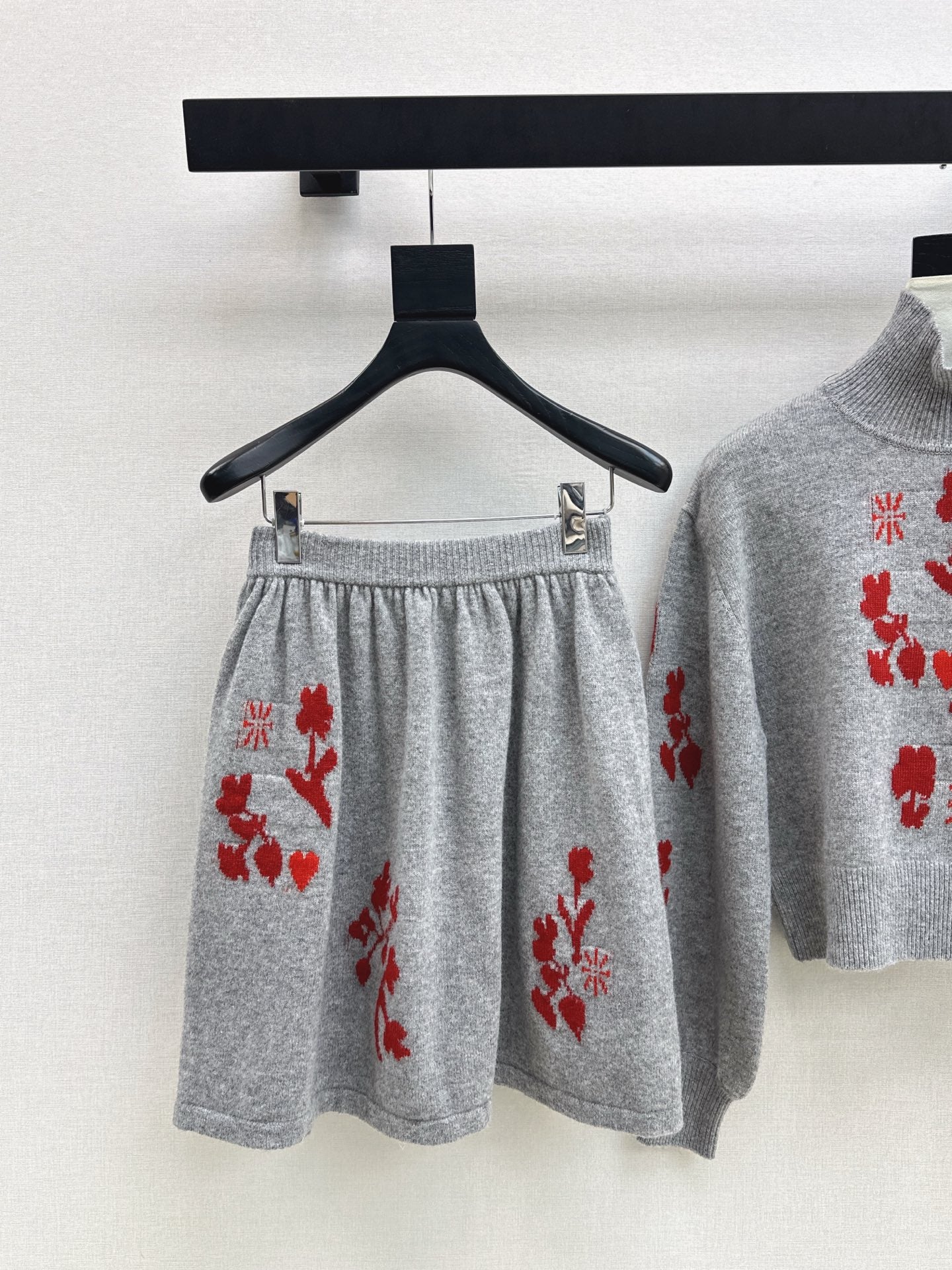 Chan 25fw sweater skirt set