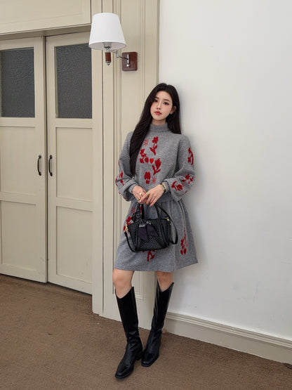 Chan 25fw sweater skirt set