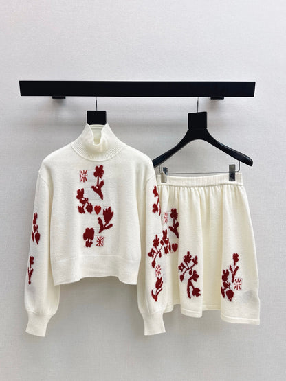Chan 25fw sweater skirt set