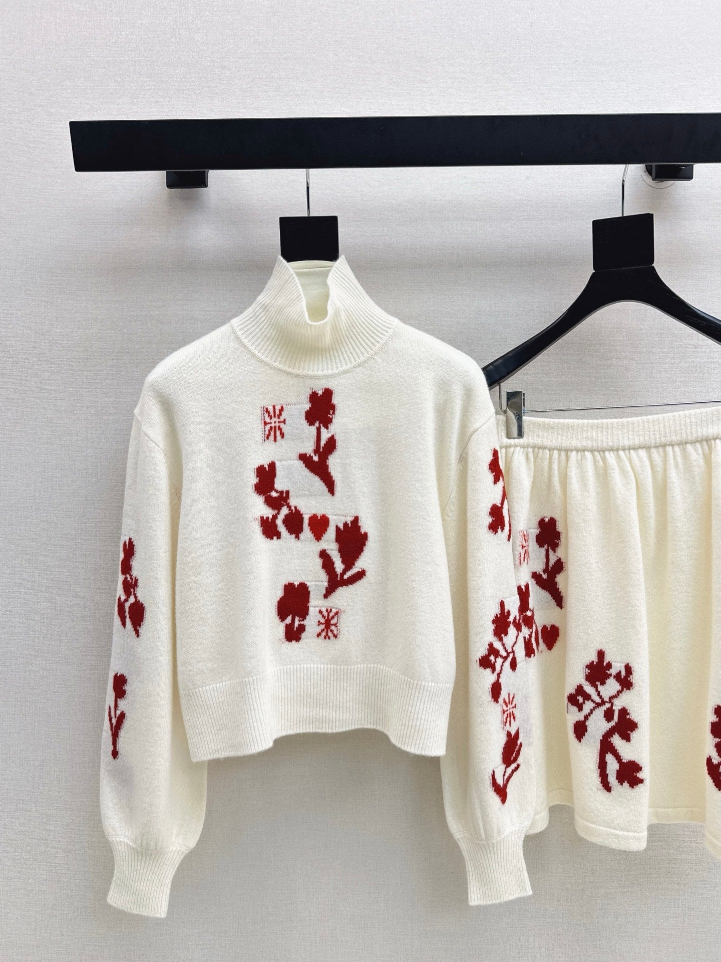 Chan 25fw sweater skirt set