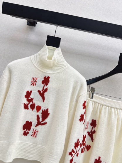 Chan 25fw sweater skirt set