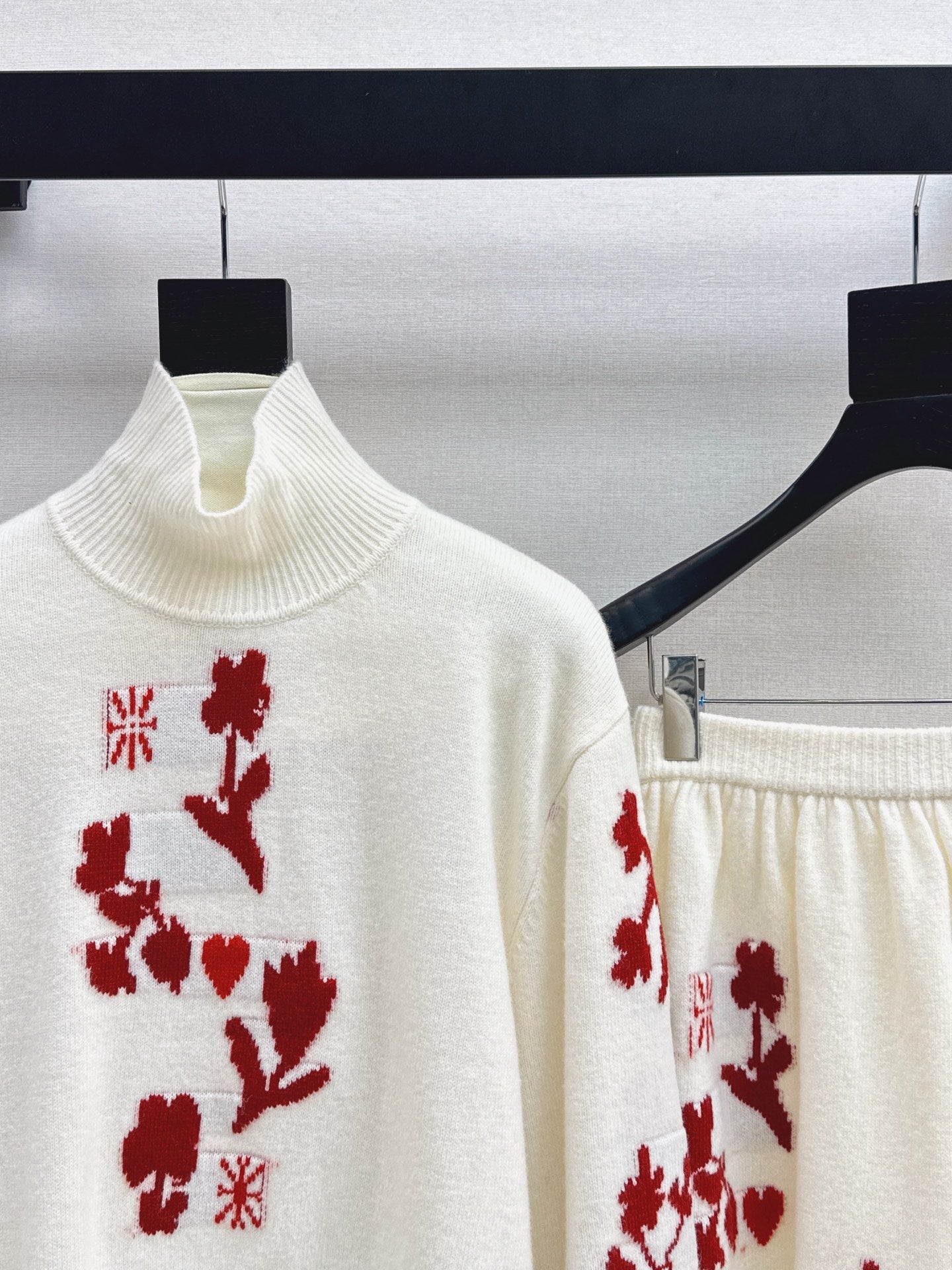 Chan 25fw sweater skirt set