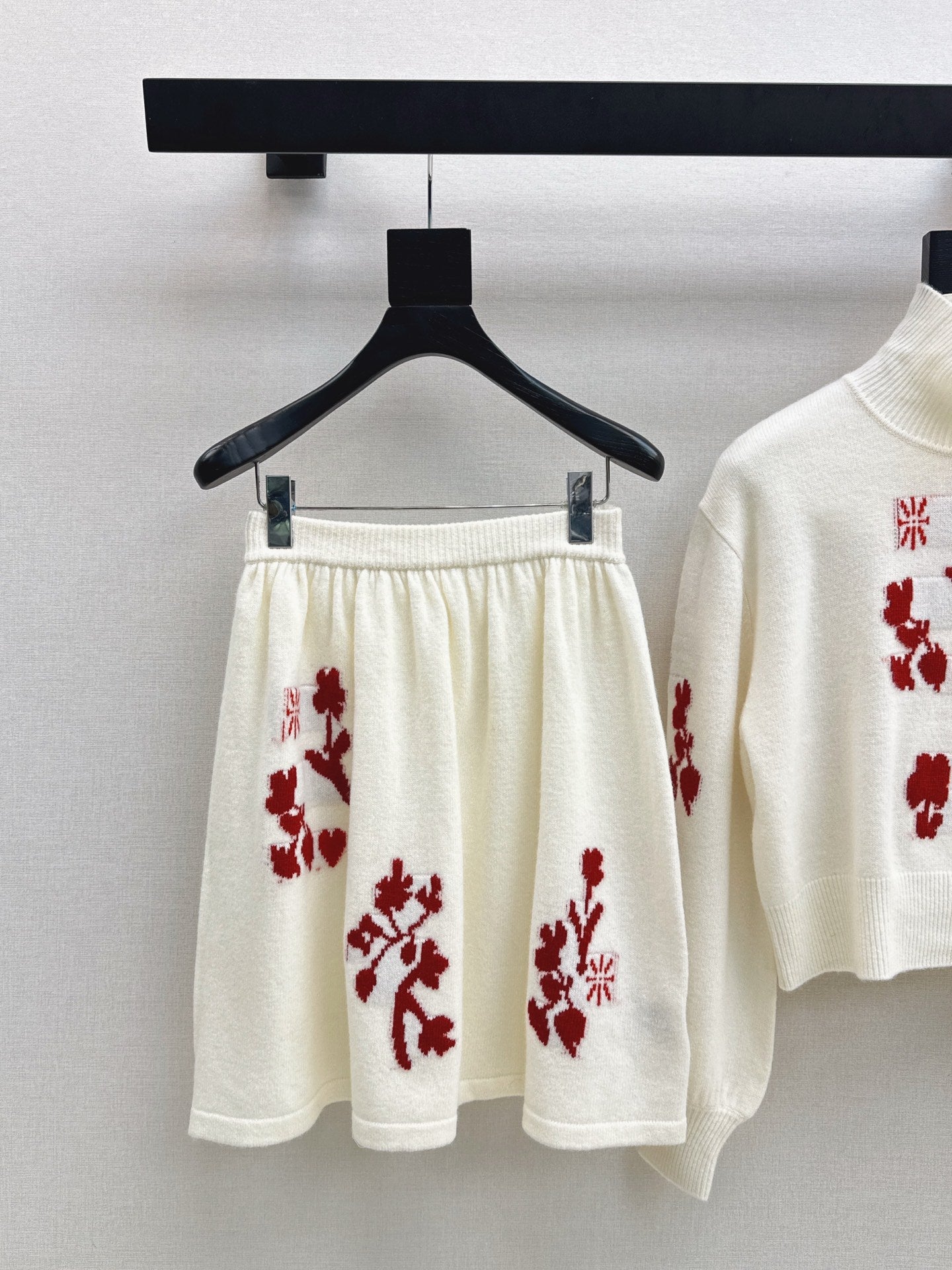 Chan 25fw sweater skirt set