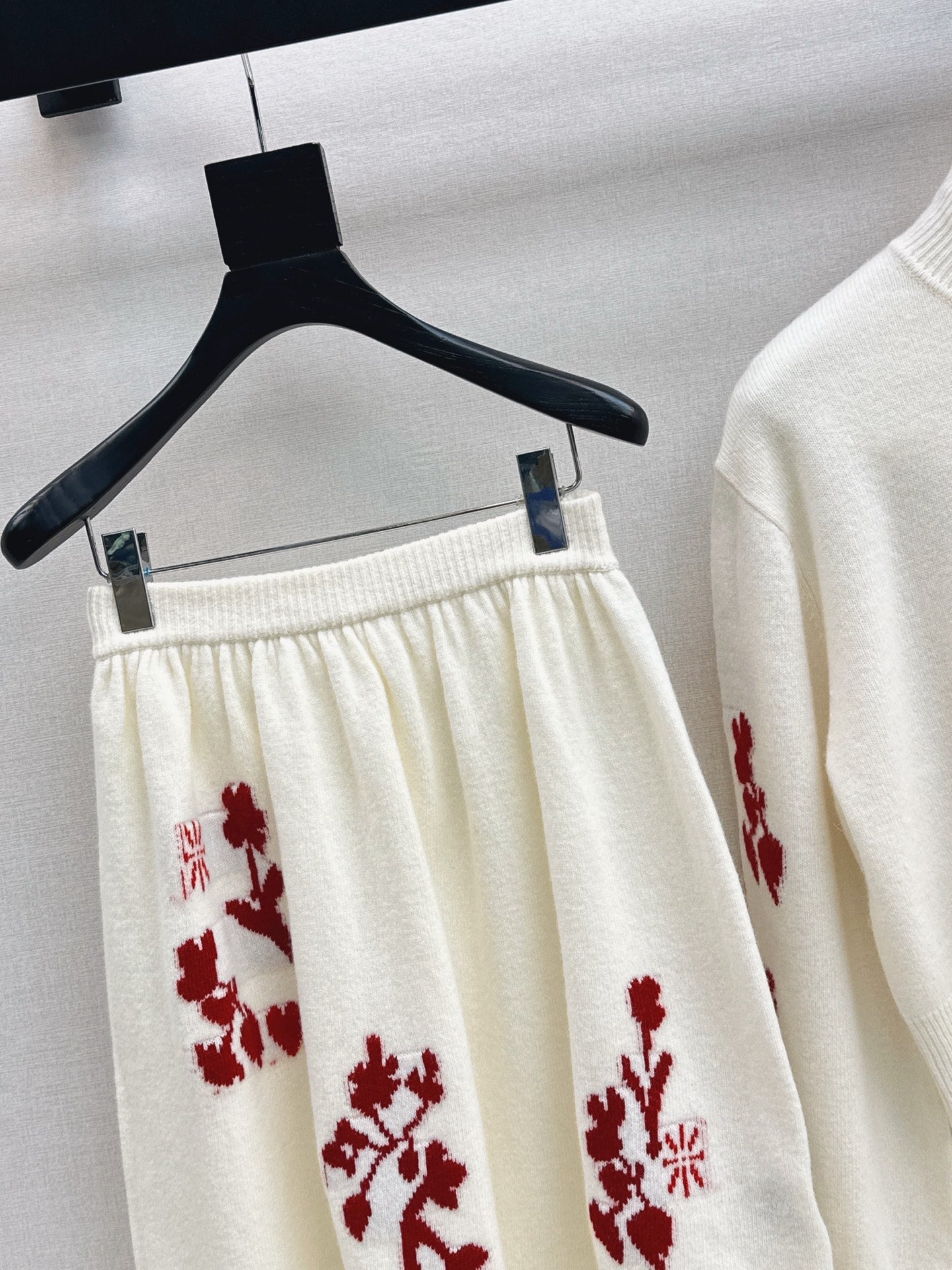 Chan 25fw sweater skirt set