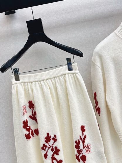 Chan 25fw sweater skirt set