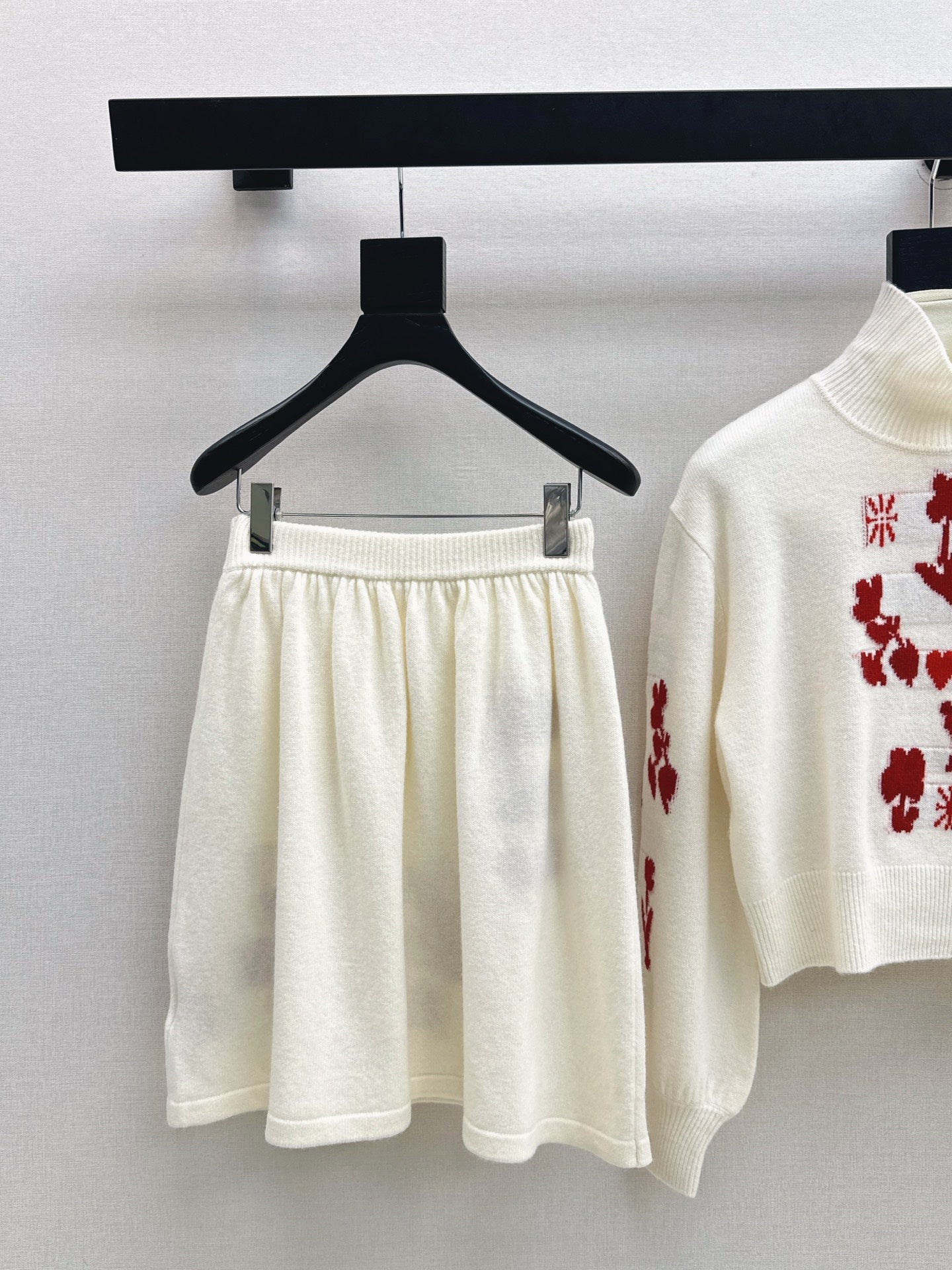 Chan 25fw sweater skirt set