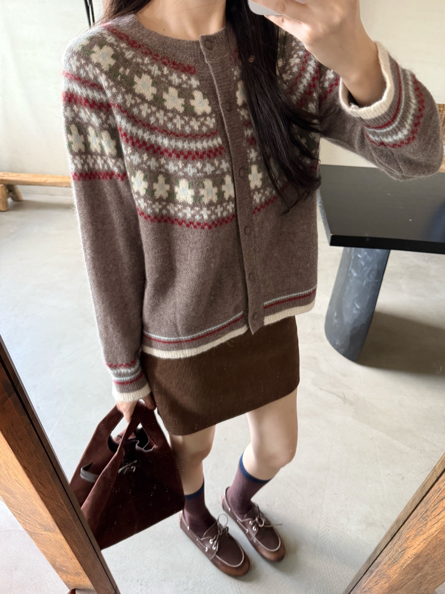Loro 25fw knit cardigan