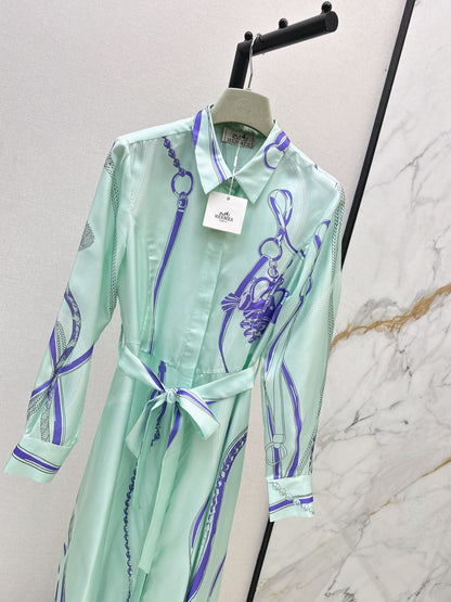 Herm 25fw silk dress