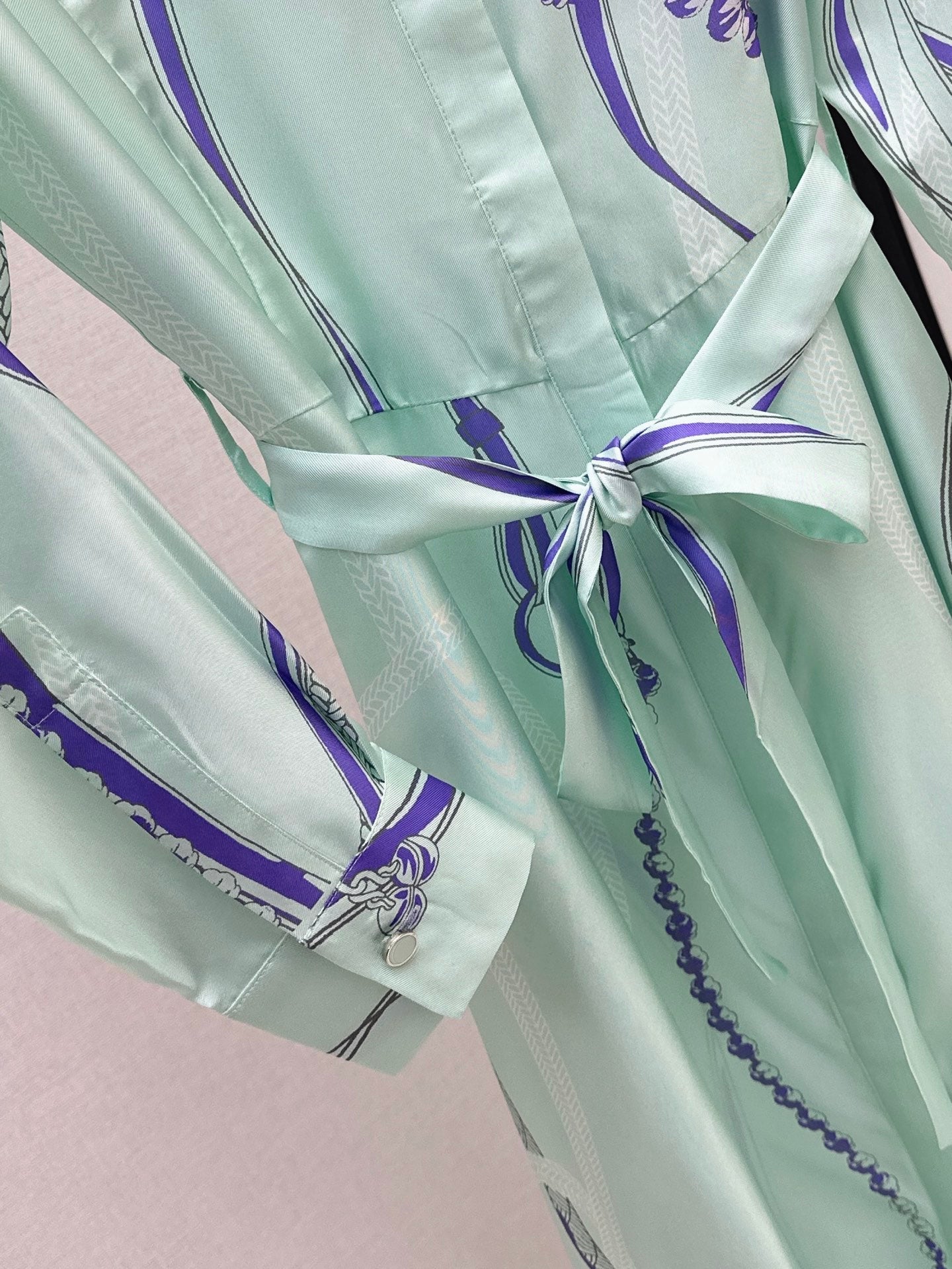 Herm 25fw silk dress