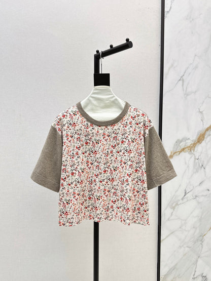 Loro 25fw print sweater