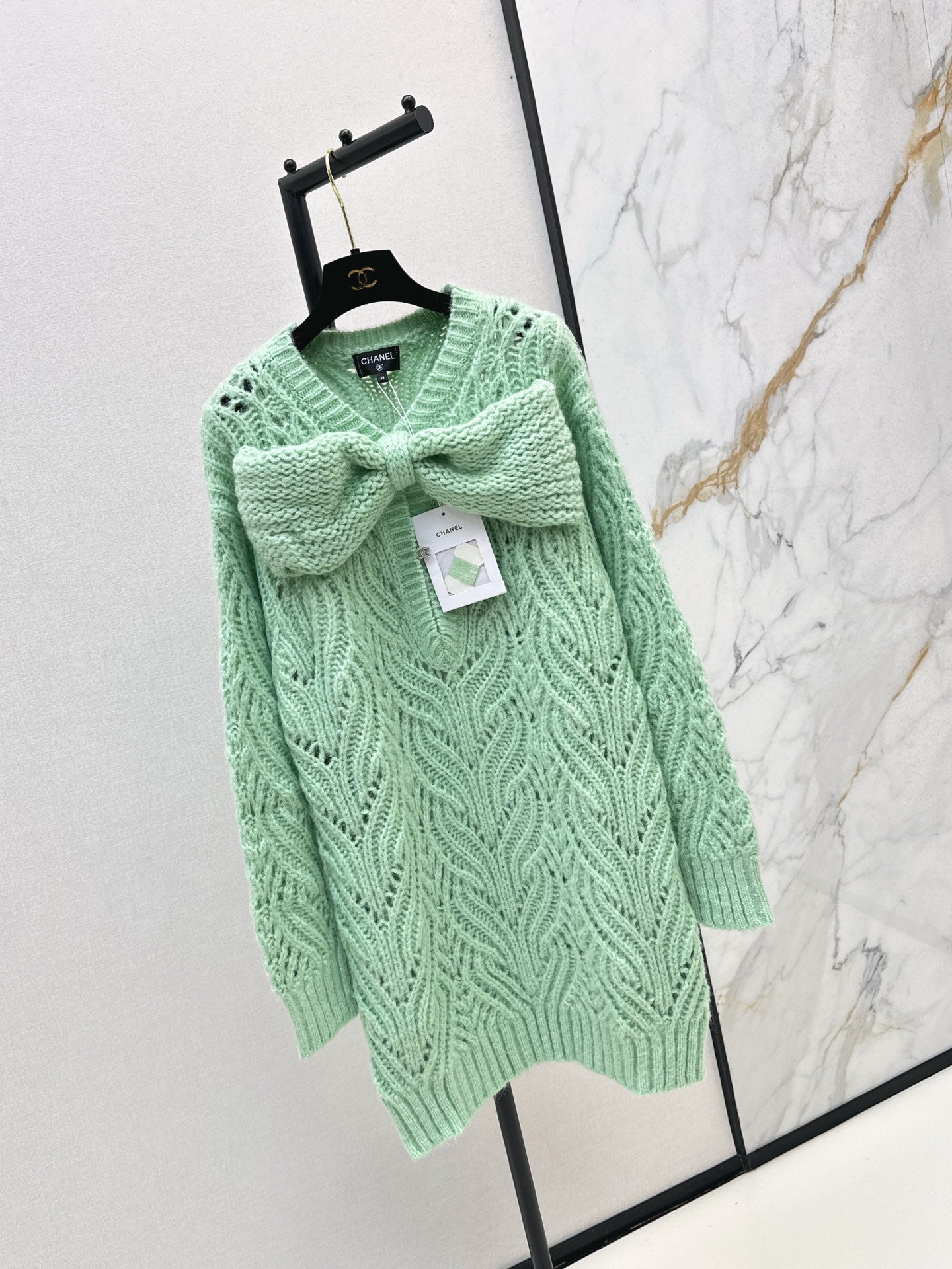 Chan 25fw knitted dress