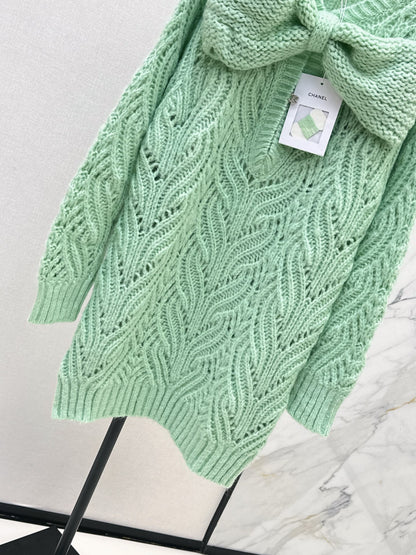 Chan 25fw knitted dress