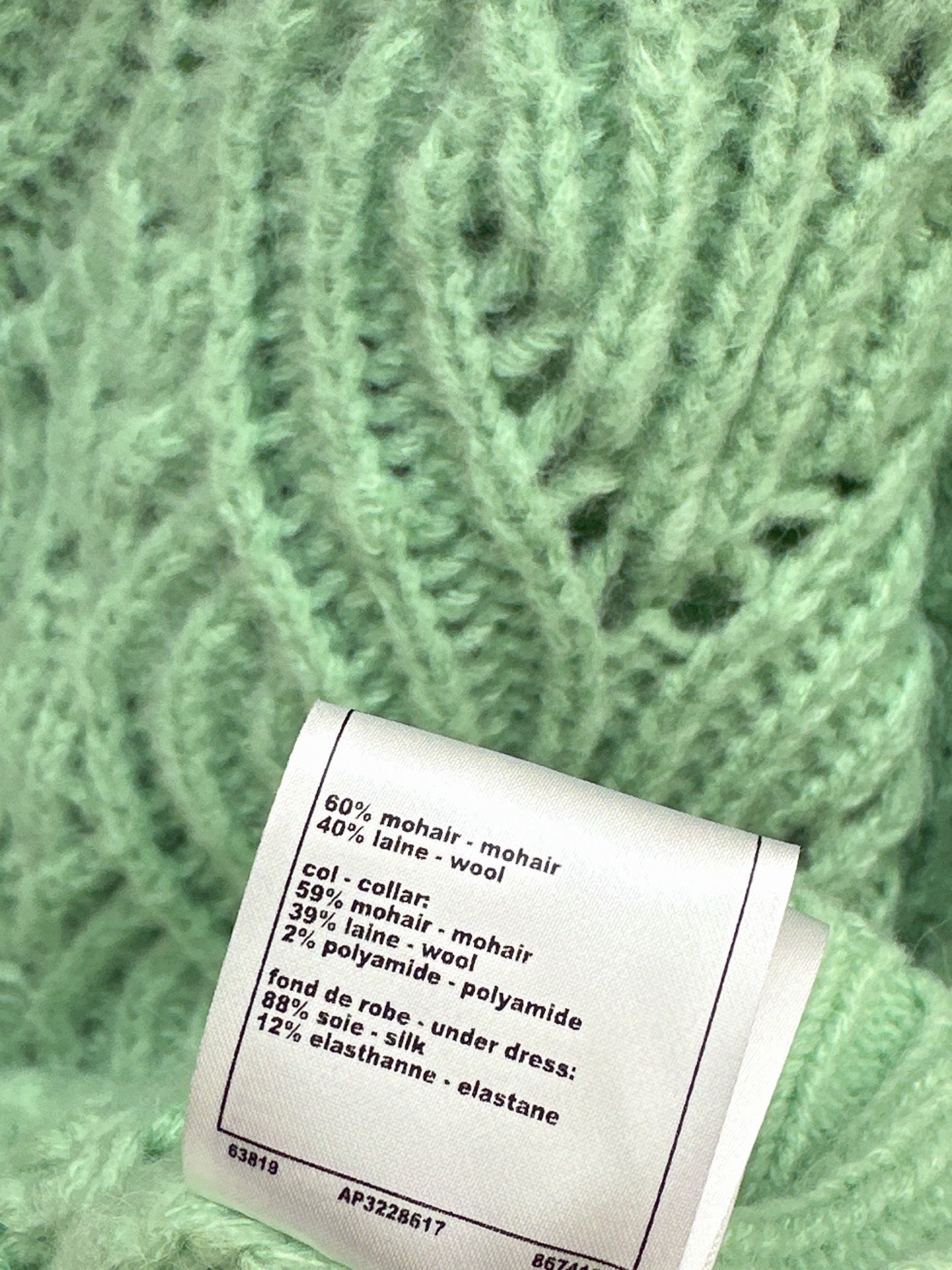 Chan 25fw knitted dress