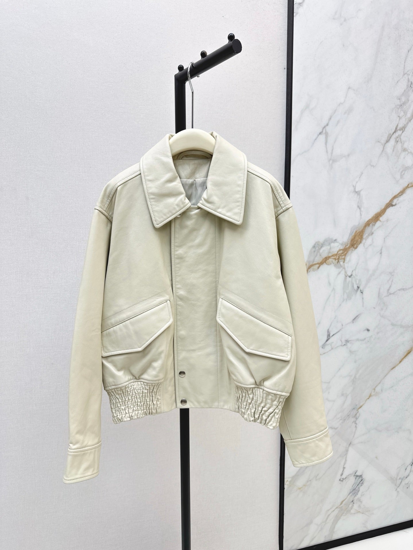 LM 25fw cowhide biker jacket