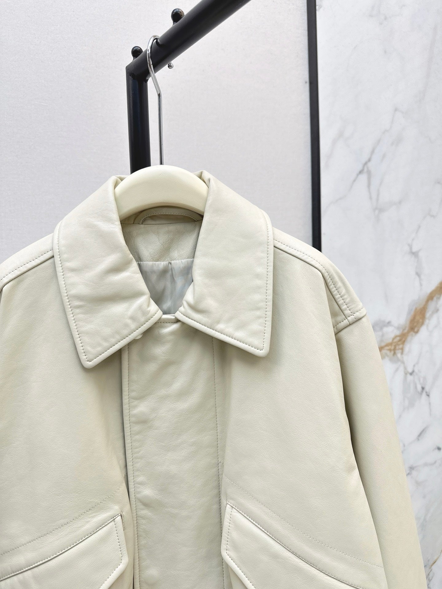 LM 25fw cowhide biker jacket