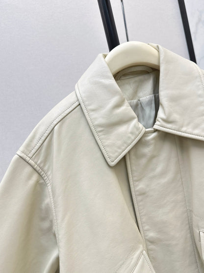 LM 25fw cowhide biker jacket