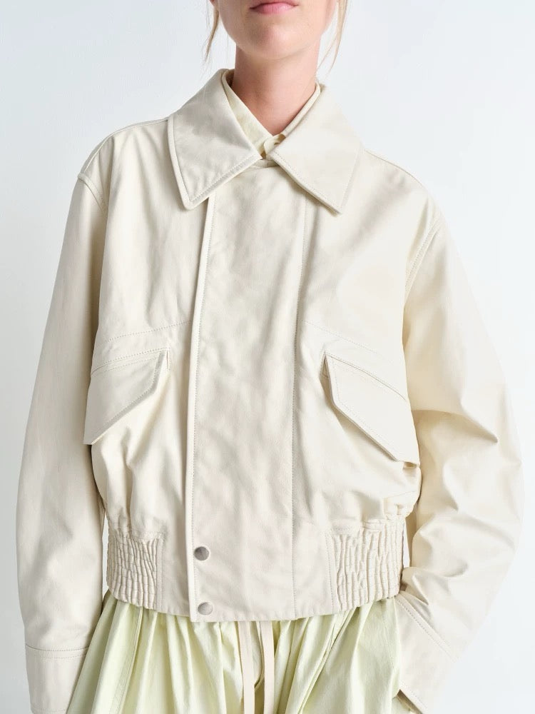 LM 25fw cowhide biker jacket