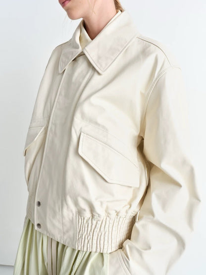 LM 25fw cowhide biker jacket