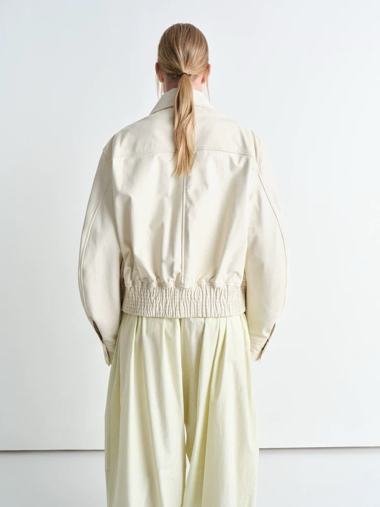 LM 25fw cowhide biker jacket