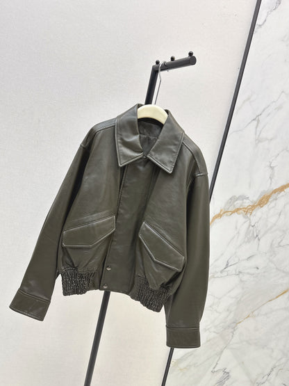 LM 25fw cowhide biker jacket