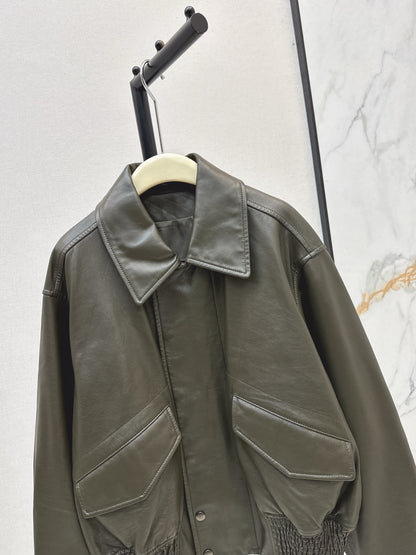 LM 25fw cowhide biker jacket