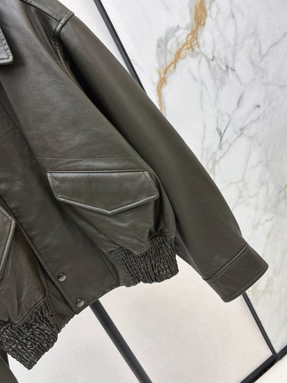 LM 25fw cowhide biker jacket