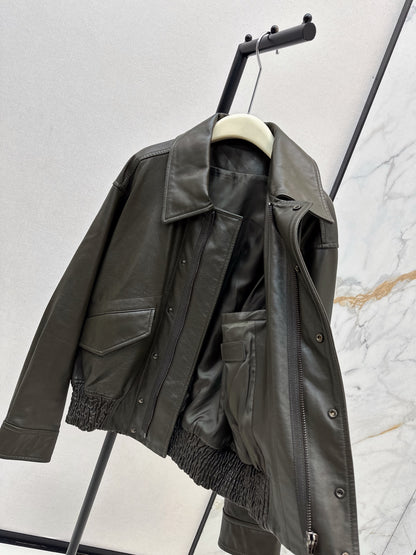 LM 25fw cowhide biker jacket