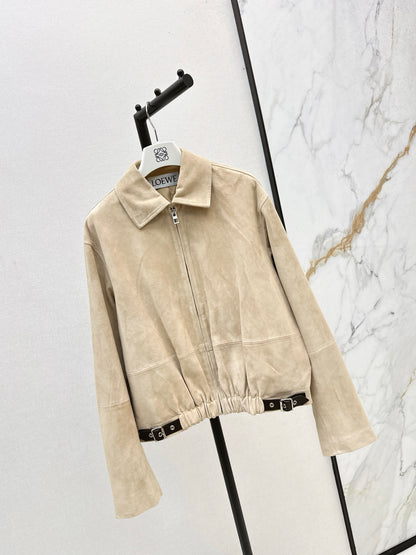 Loe 25fw leather jacket