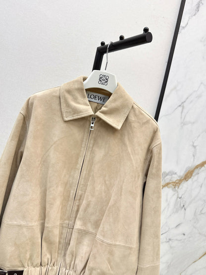 Loe 25fw leather jacket